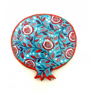 Ξύλινο ρόδι με ντεκουπάζ 6,5*6cm/wd011