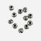 Χάντρα Μεταλλική 10 Χ0.8mm Ασημί