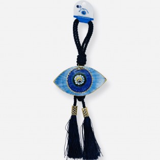 Γούρι  μάτι  ξύλινο ντεκουπάζ 30cm