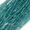 Amazonite πέτρες 5mm faceted σειρά 37cm 90 χάντρες
