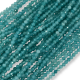 Amazonite Χάντρες 5mm Faceted με Τρύπα 0.9mm