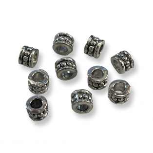 Ροδέλα Μεταλλική Επάργυρη Αντικέ 5mm (50τμχ)