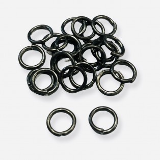 Κρικάκι Μπρούντζινο  Black Nickel 10mm για Κοσμήματα & Κατασκευές Χονδρική