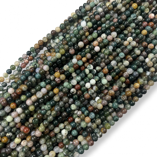 Φυσικός αχάτης ινδίας (indian agate) 4mm
