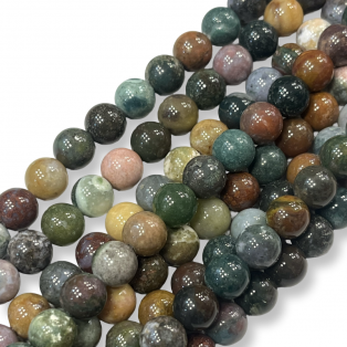 Φυσικός αχάτης ινδίας (indian agate) 10mm