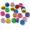 Χάντρα Smiley Fimo Πολύχρωμη 10x5mm με Τρύπα 1.5mm – Συσκευασία 50 Τεμαχίων