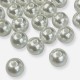 Ακρυλική Χάντρα λευκό  Πέρλα 10mm με Τρύπα 2mm – 120 Τεμάχια