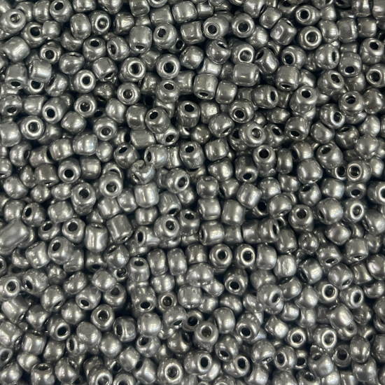 Χάντρες Ροκάι Ασημί Γυαλιστερές 6/0 4mm 500gr