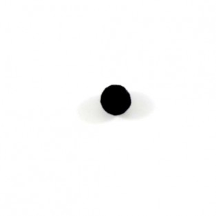 Πον-πον διακοσμητικό μαύρο 2cm