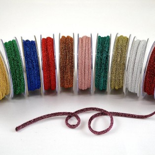 Κορδ sparkle lurex tube 5mmχ10m