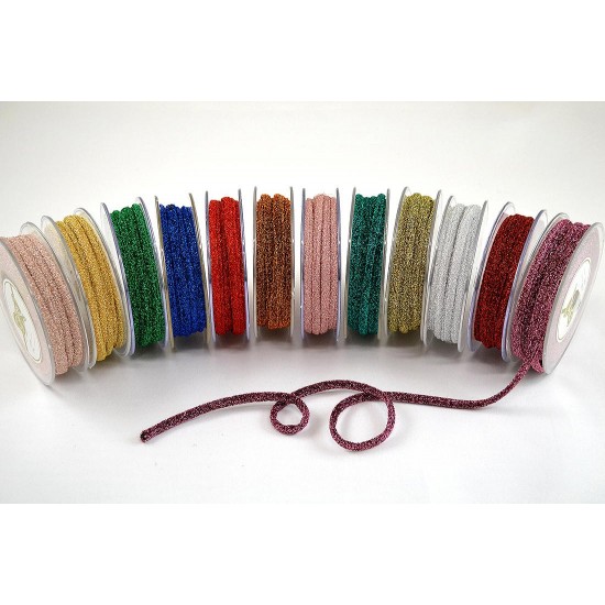 Κορδ sparkle lurex tube 5mmχ10m