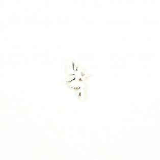 Ξύλινη νεράιδα άσπρη 2,5cm-20τμχ/KS029