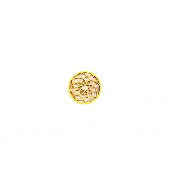 Ξύλινη ονειροπαγίδα φυσικό 2.5cm-20τμχ/KS074