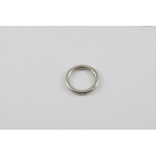 Μεταλλικός κρίκος με μηχανισμό- ασημί 3,5 * 3,5 cm