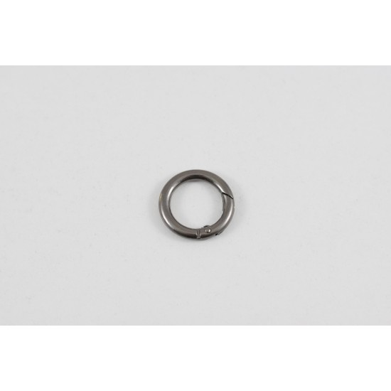 Μεταλλικός κρίκος black nickel με μηχανισμό 3 * 3 cm