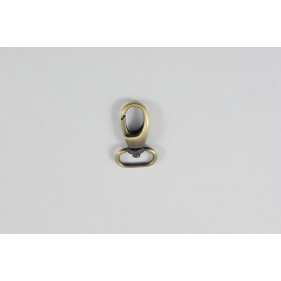 Μεταλλικός γάντζος μπρονζέ 4 * 2 cm
