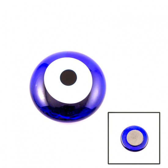Μάτι γυάλινο με μαγνητάκι 4cm-4τμχ/BE006