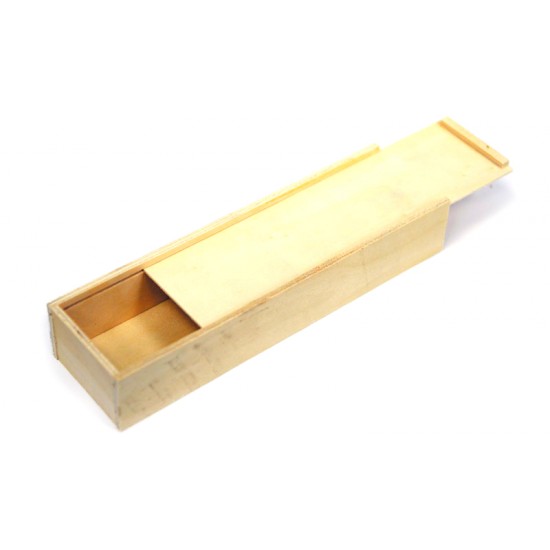 Ξύλινη μολυβοθήκη 20*6cm-2τμχ/KS320