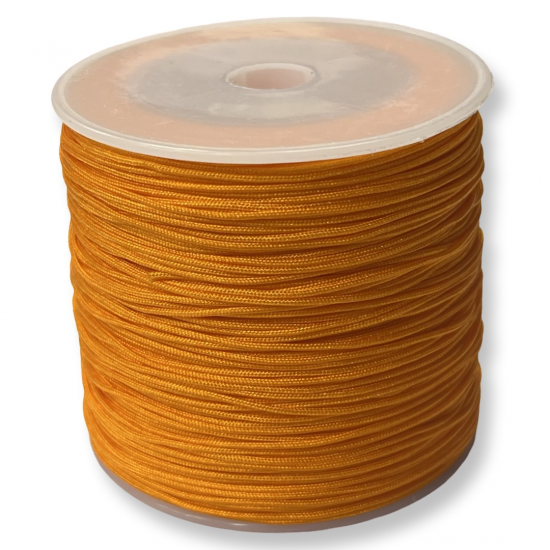 Κορδόνι μακραμέ πορτοκαλί 0.8mm / 93m