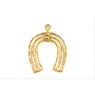 Μεταλλικό πέταλο 5*3.5 cm χρυσό