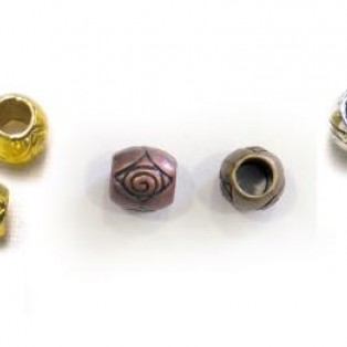 Μεταλλικη χαντρα 0.7x0.9cm
