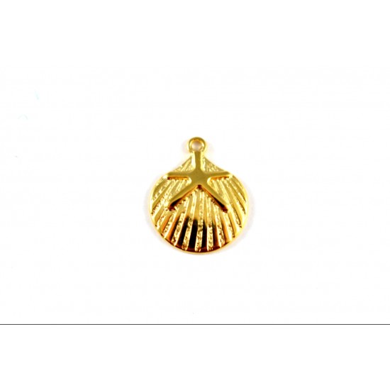 Μεταλλικό κοχύλι 2*1,8cm-12τμχ/ym224