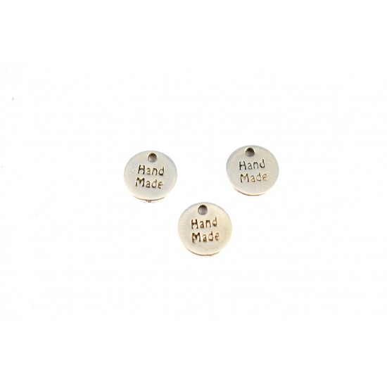 Μεταλλικό κρεμαστό handmade 13mm-20τμχ/xp148