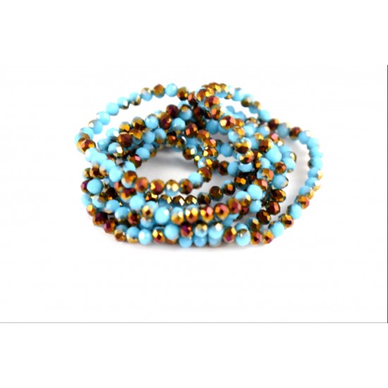 Κρυσταλλάκια 4mm δίχρωμο-krs051