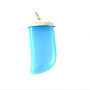 Μάτι γάτας δόντι 4*1,5cm γαλάζιο-4τμχ/dg01