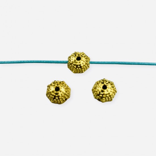 Μεταλλικός αχινός επίχρυσο 12*0.6mm