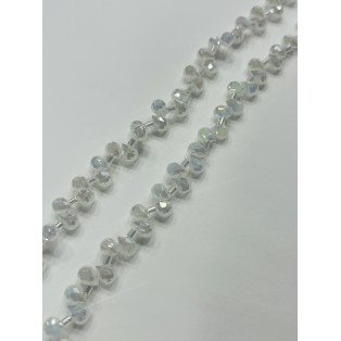 Χάντρα δάκρυ πολυγωνικό 6*8mm
