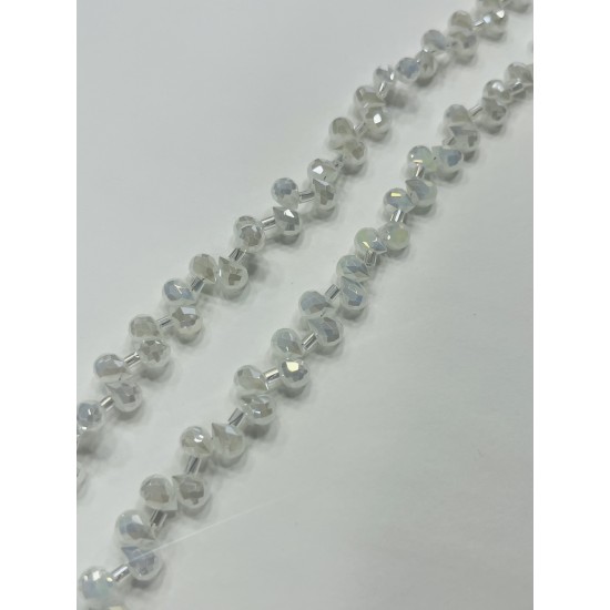 Χάντρα δάκρυ πολυγωνικό 6*8mm