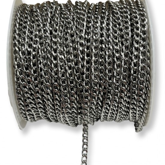 Ατσάλινη  αλυσίδα  1.3x3.8x5mm