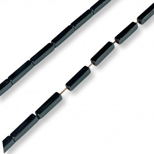 Χάνδρες   αιματίτης  παραλληλόγραμμο  2x8mm
