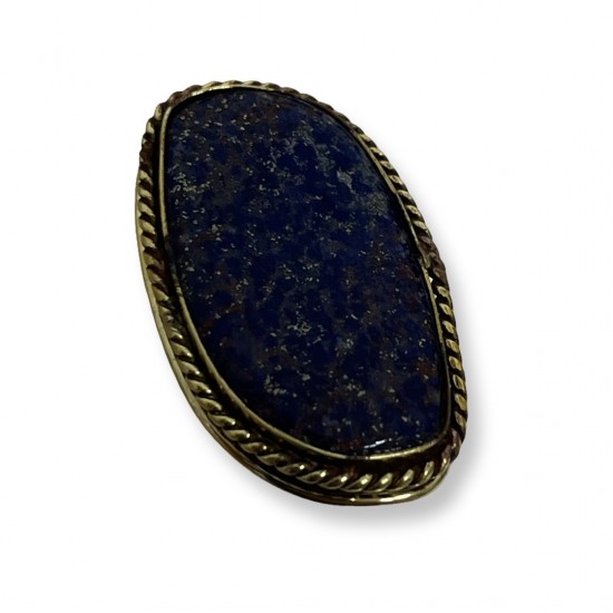 Λάπις λάζουλι καπουσόν οβάλ  31x18mm