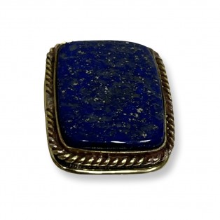 Λάπις λάζουλι σταγόνα καπουσόν 25x20mm