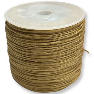 Κορδόνι μακραμέ  χρυσό  1mm / 72m