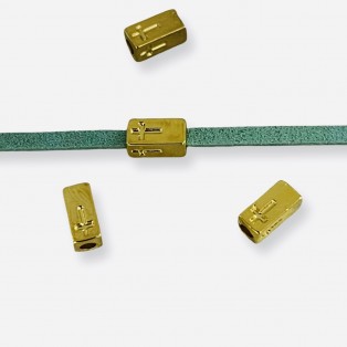 Μεταλλικό σταυρουδάκι  χρυσό 8*4mm