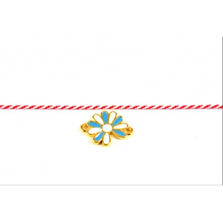 Μεταλλική μαργαρίτα με σμάλτο 1.6 cm