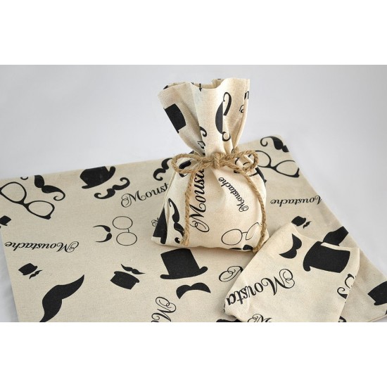 Πουγκί Λονέτα Μουστάκια 13cm*20cm-20cm*30cm-40cm*50cm/ EIS061