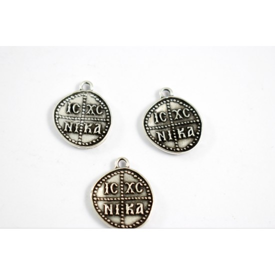 Μεταλλικό κρεμαστό 2*2cm 50τμχ/ mgs063-3
