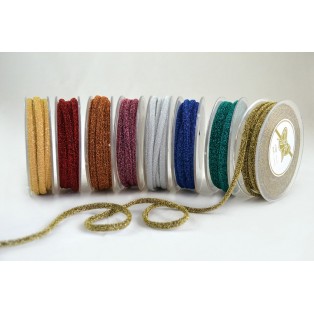 Κορδονι 5mm*10m sparkle lurex wired tube /ml008