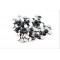 Στρας swarovski φλατ ss22 μαύρο 4mm-100τμχ/trs014