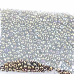 Γυάλινο χαντράκι παγωνιού  3,5mm  64g