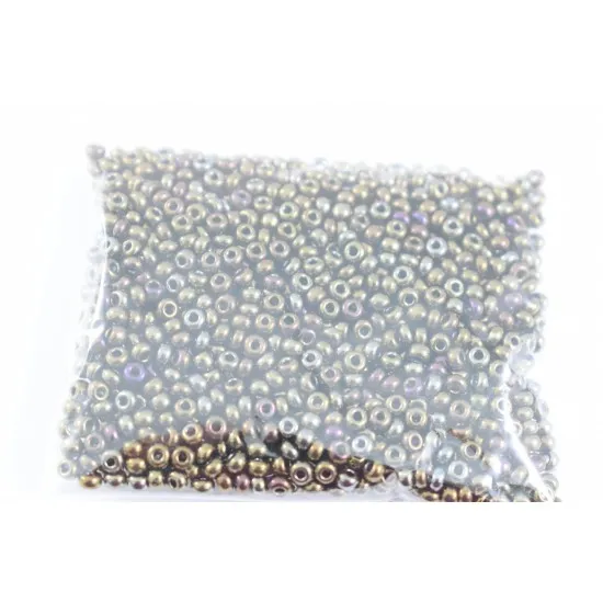 Γυάλινο χαντράκι παγωνιού  3,5mm  64g