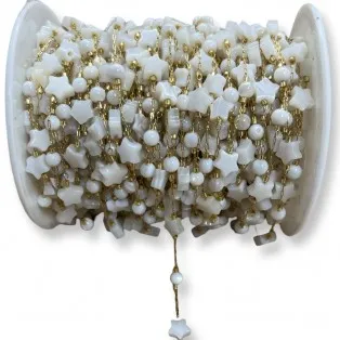 Αλυσίδα  ατσάλινη με φίλντισι sell  6 mm