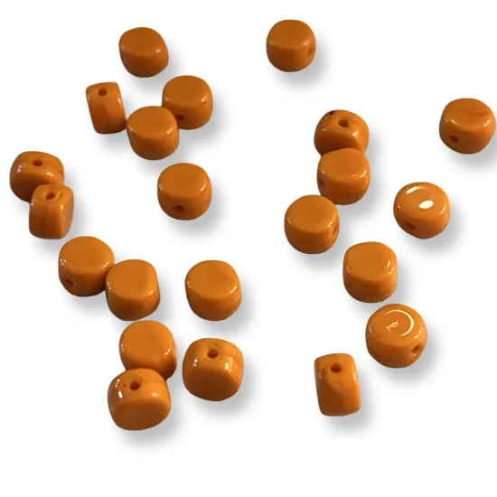 Γυάλινη χάντρα 120 τεμ πάστα 5.5*3mm