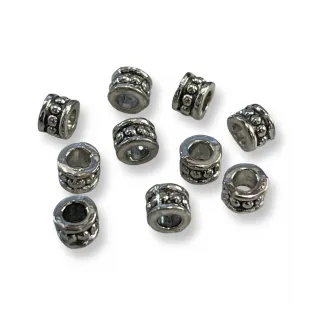Ροδέλα Μεταλλική Επάργυρη Αντικέ 5mm (50τμχ)