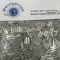 Γυάλινο μακαρόνι ασημί διάφανο 7mm Συσκευασία 64gr