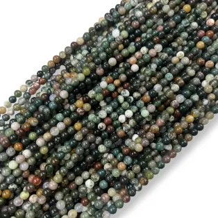 Φυσικός αχάτης ινδίας (indian agate) 4mm